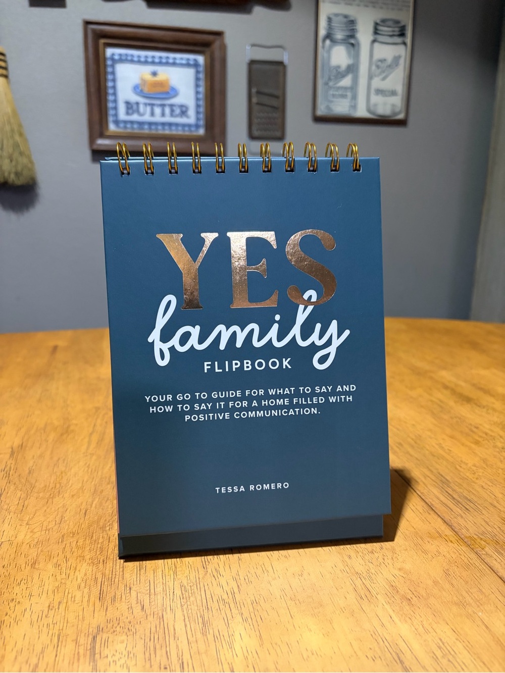 Momset YES Family Flipbook - positive parenting communication by Tessa Romero